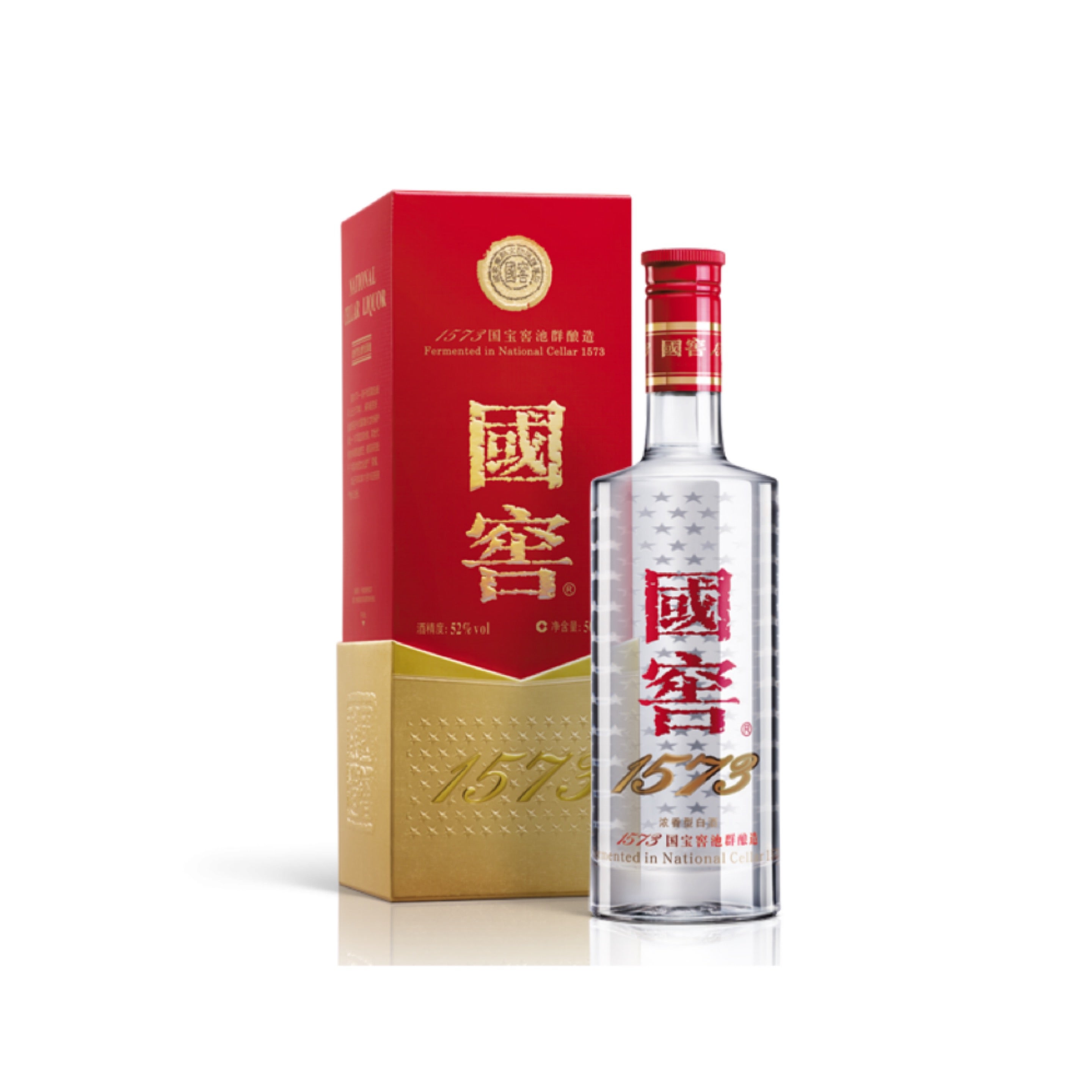 国窖1573 Luzhou Laojiao 白酒 500ml 箱付き 国窖1573 Luzhou Laojiao